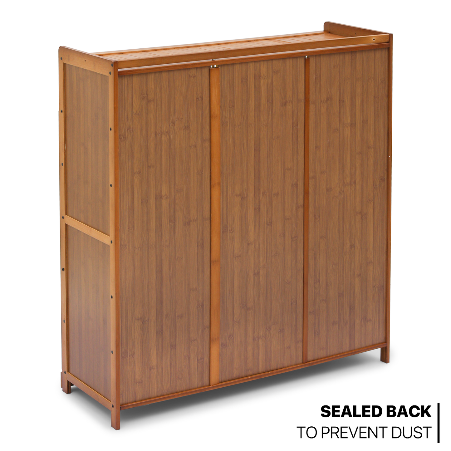 Shoe Storage - 7 Tiers 3 door - Brown