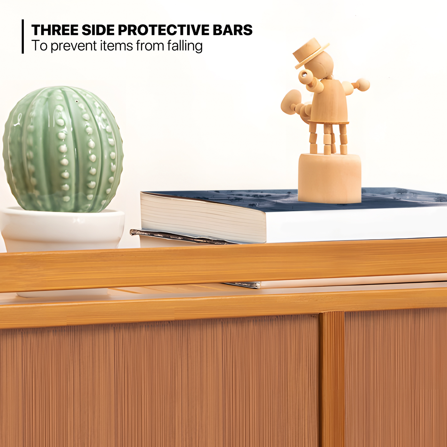 Shoe Storage - 7 Tiers 3 door - Brown