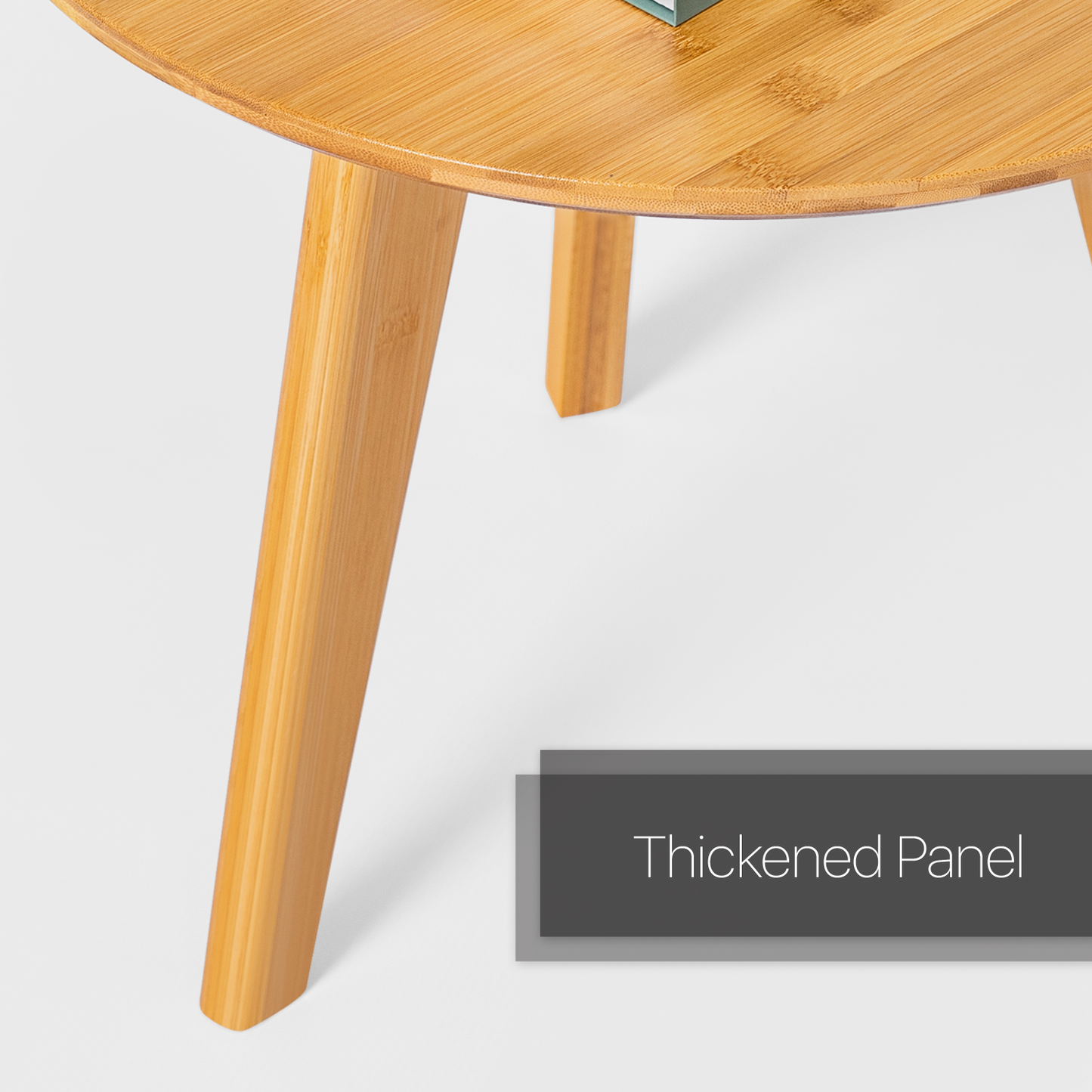 Round Shape End Table - Natural