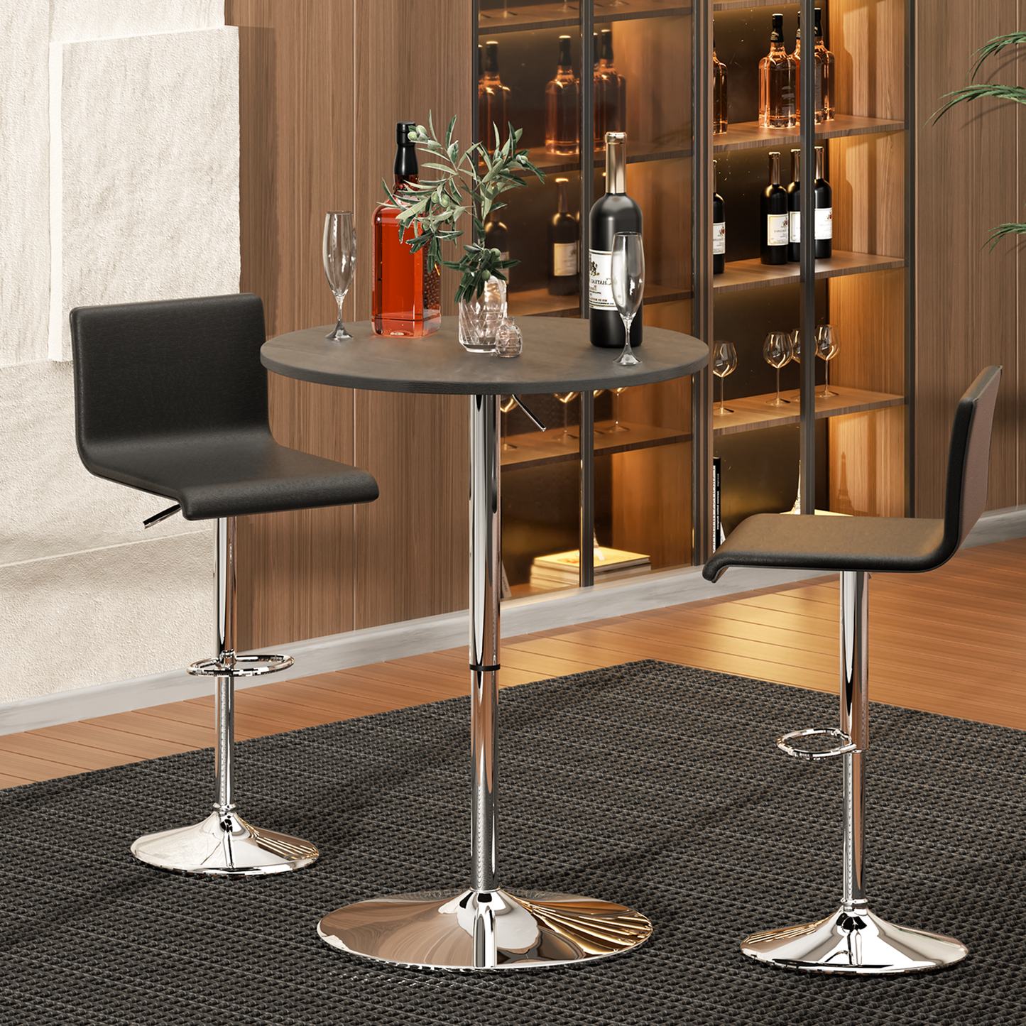 Pub Bar Table - Swivel Tabletop