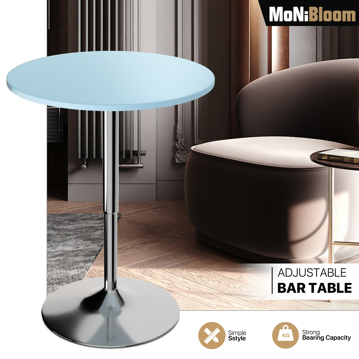Pub Bar Table - Swivel Tabletop