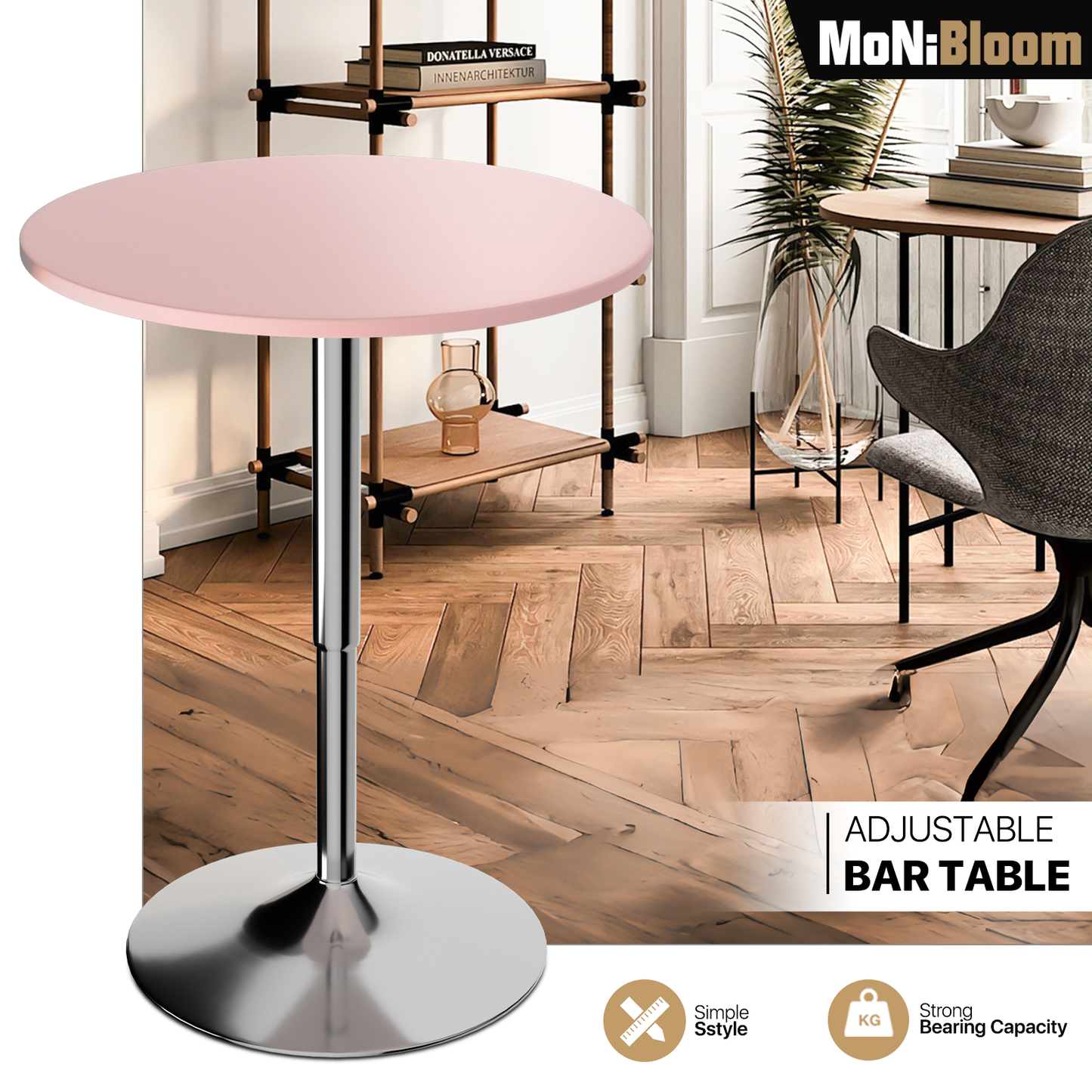 Pub Bar Table - Swivel Tabletop