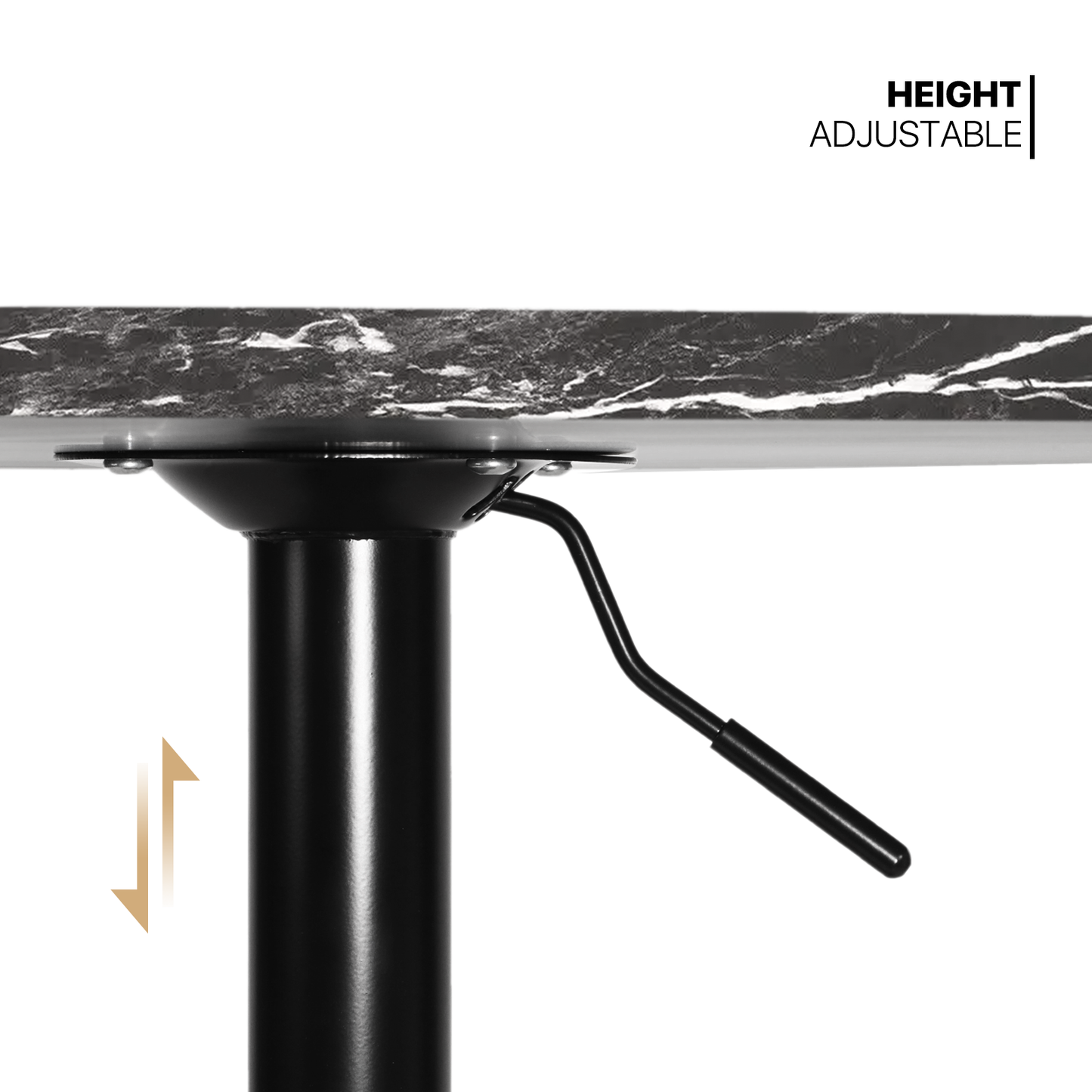 Adjustable Counter Height Pub Bar Table