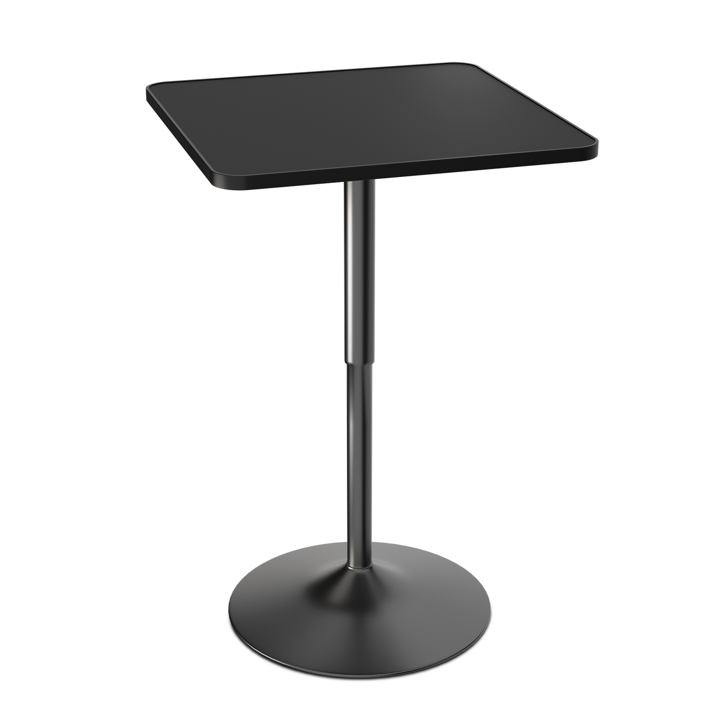 Bar Table - Adjustable Height - 23.6" x 23.6"