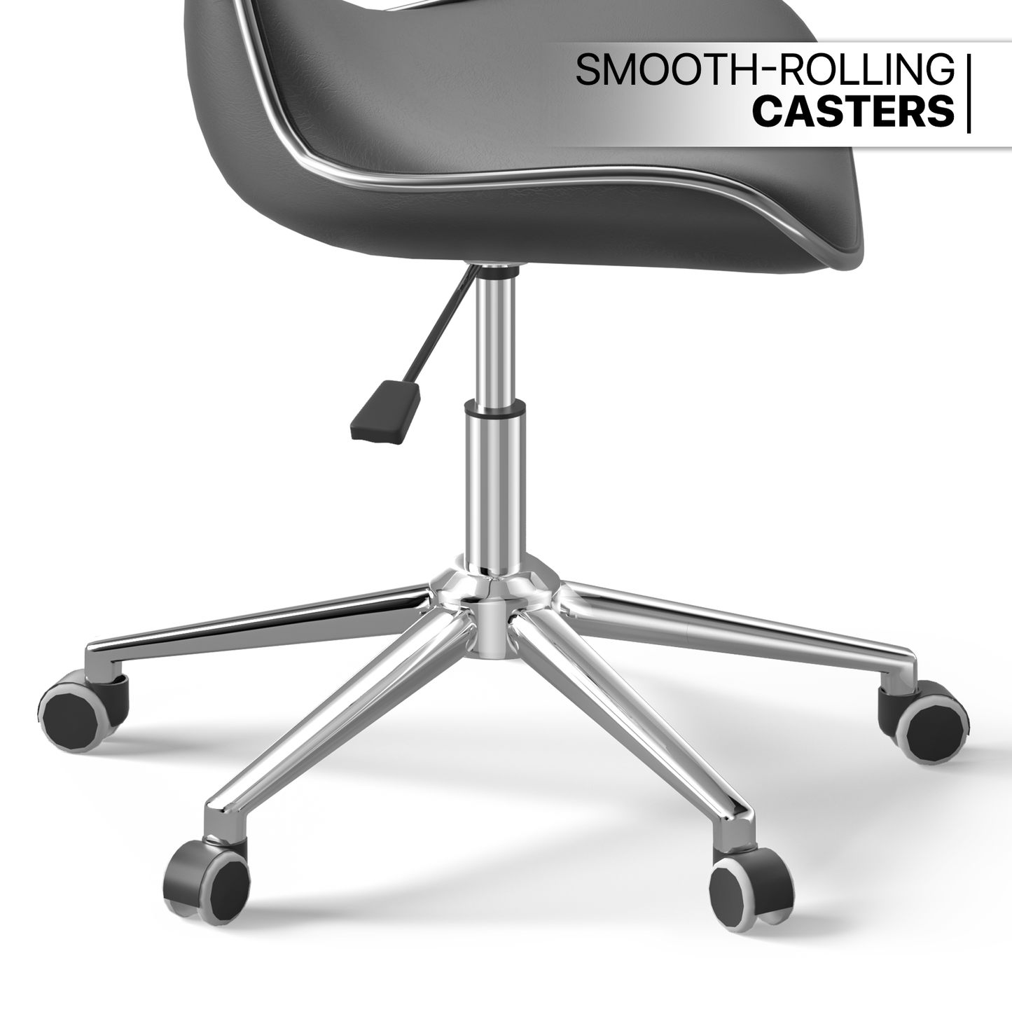 2x Rolling Spa Stools Salon Chair Adjustable Swivel Back Support Bar Stool