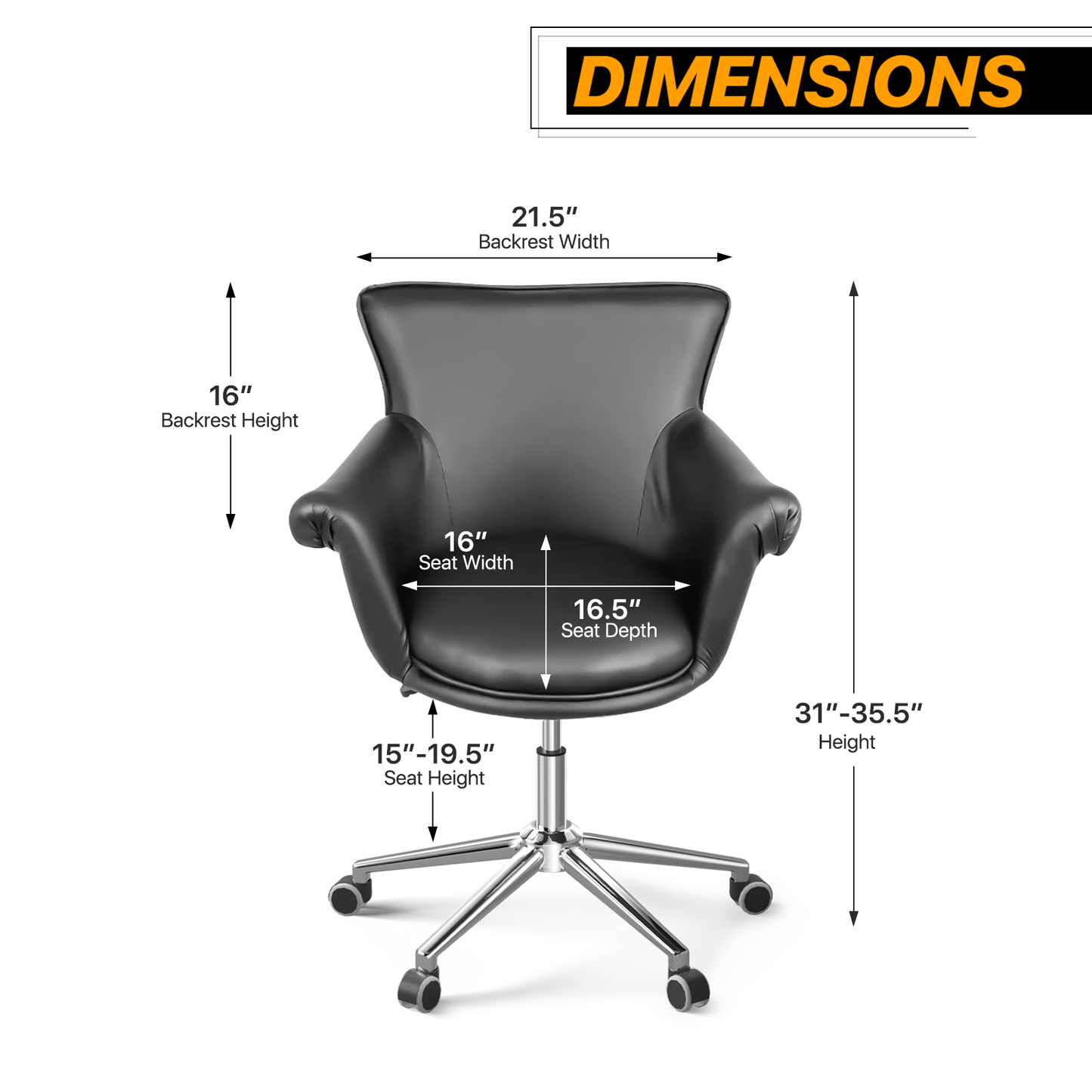 Salon Spa Vanity Commercial Chair Pub Bar Stool Home Computer Swivel Seat