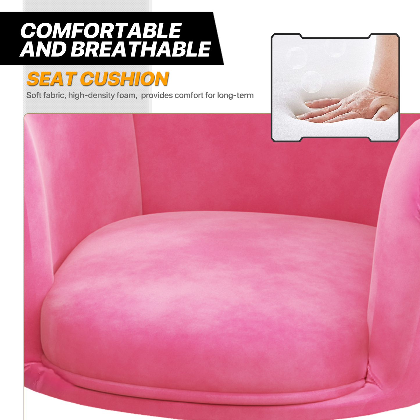 Salon Spa Vanity Commercial Chair Pub Bar Stool Home Computer Swivel Seat