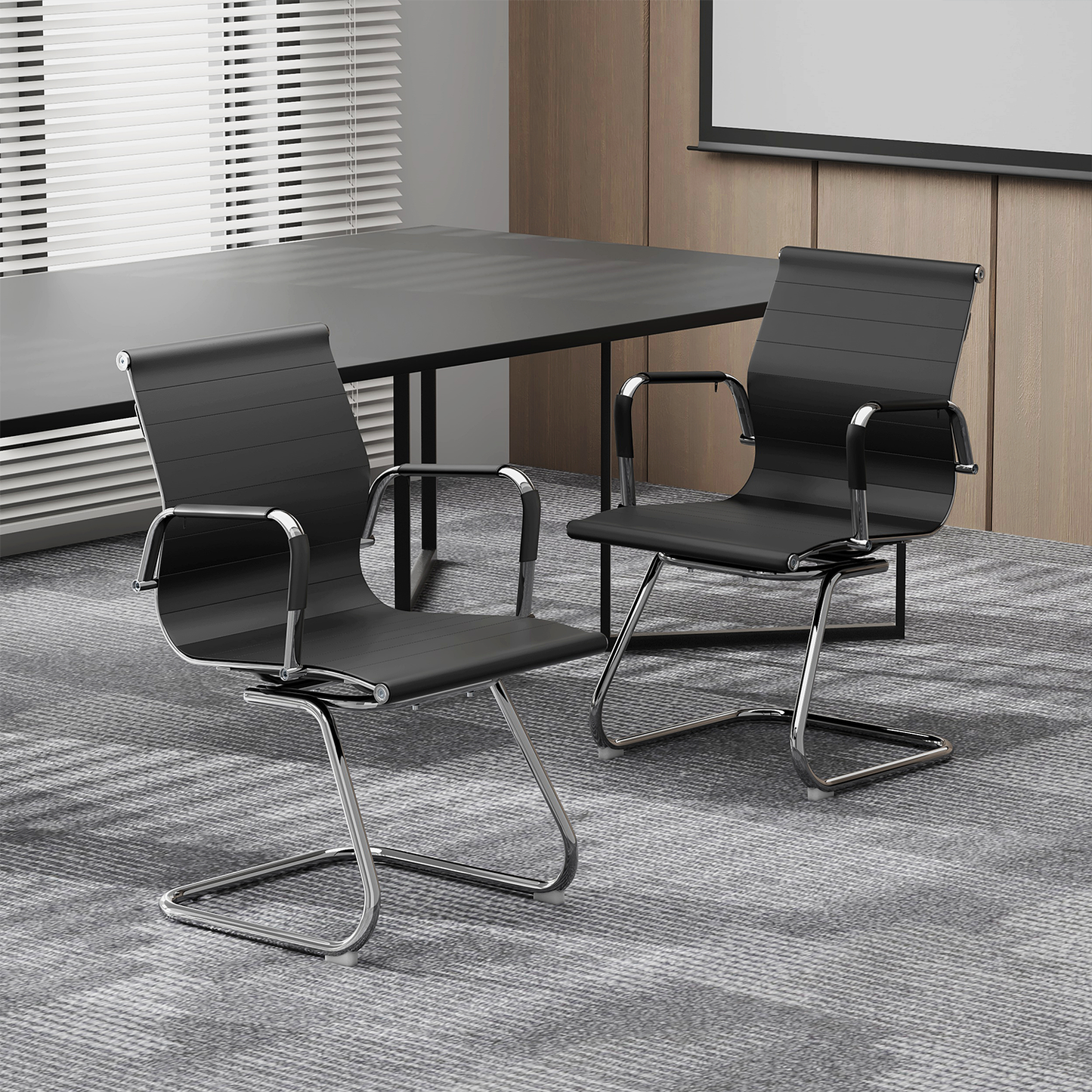 Sled Base Conference Chair