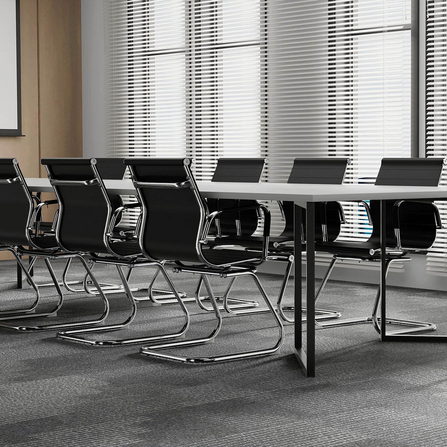 Sled Base Conference Chair