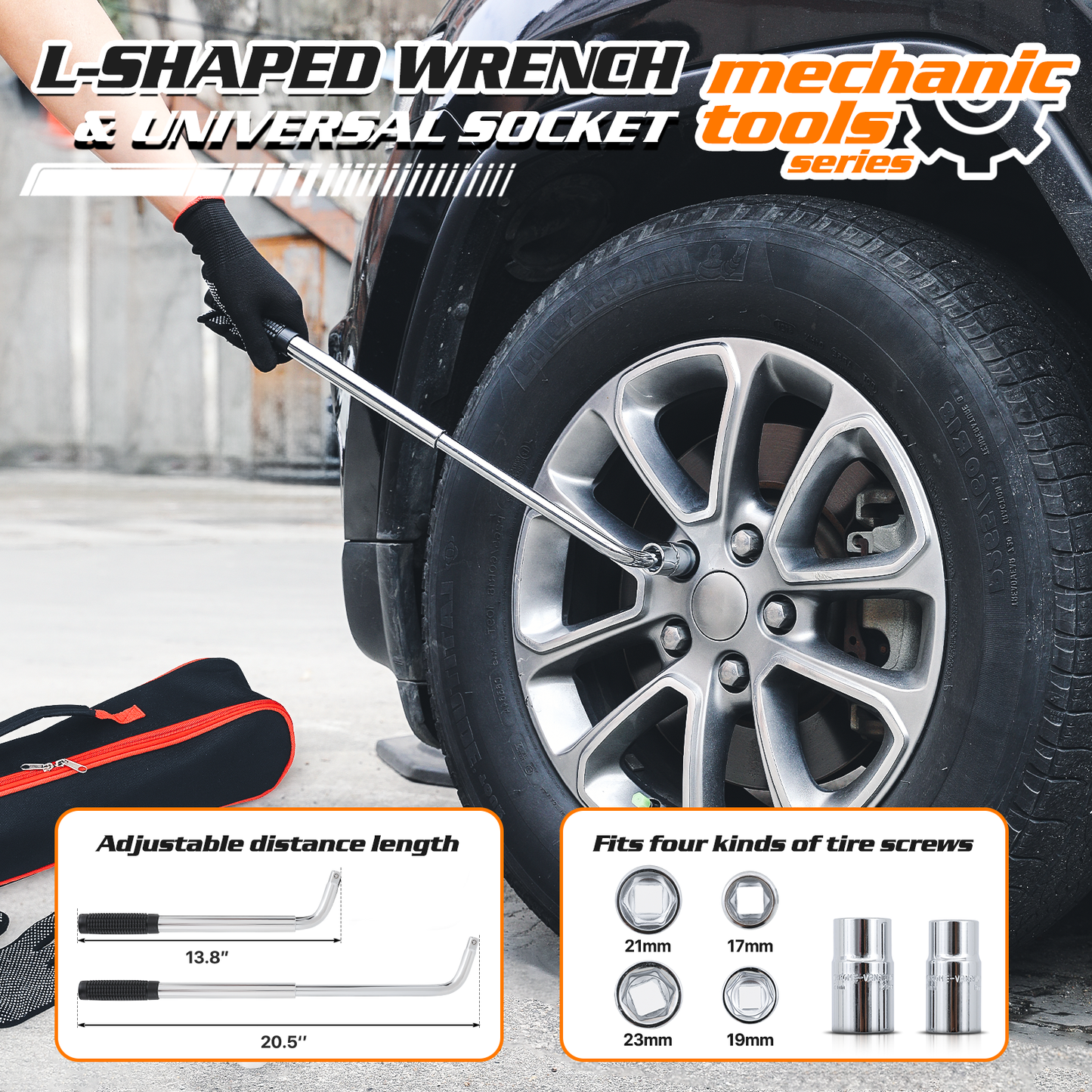 M-AUTO 2 Ton Scissor Jack