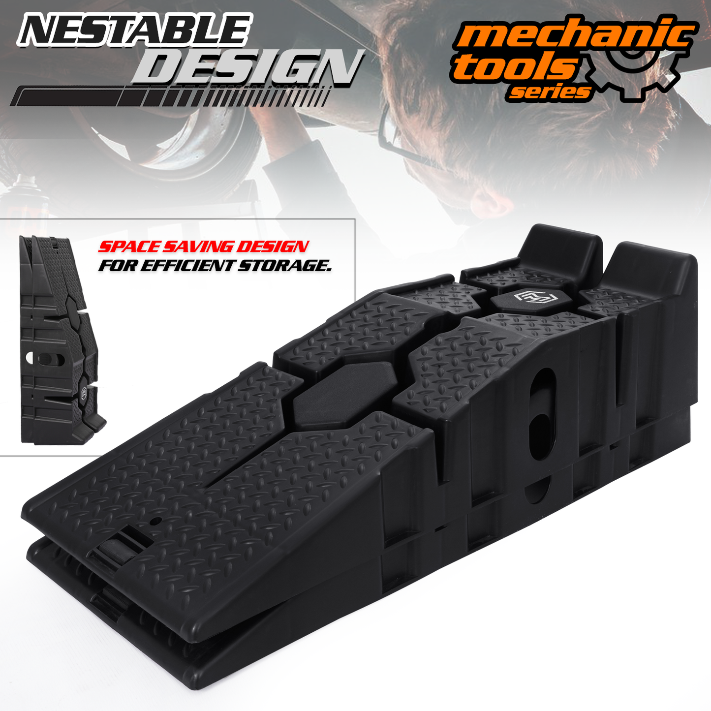 M-AUTO 2.5 Ton 7'' Height Vehicle Ramp