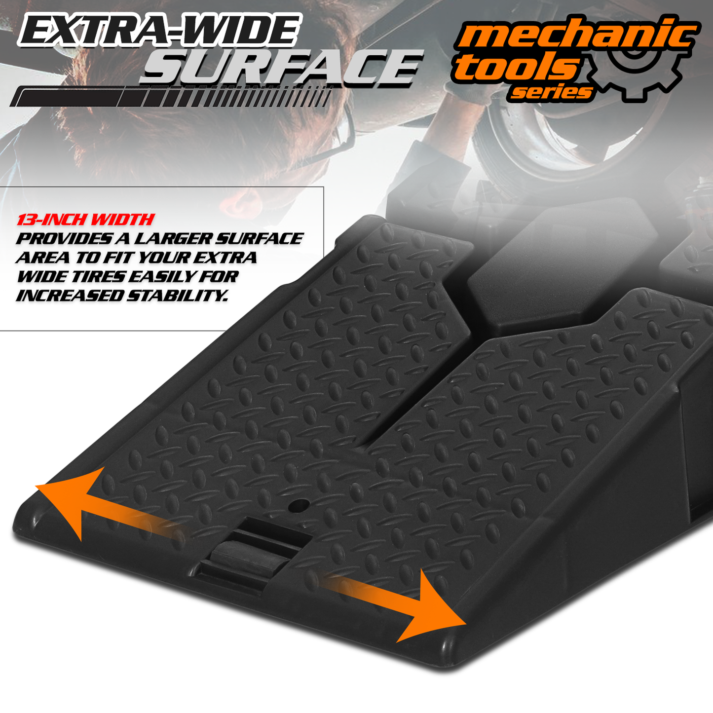 M-AUTO 2.5 Ton 7'' Height Vehicle Ramp