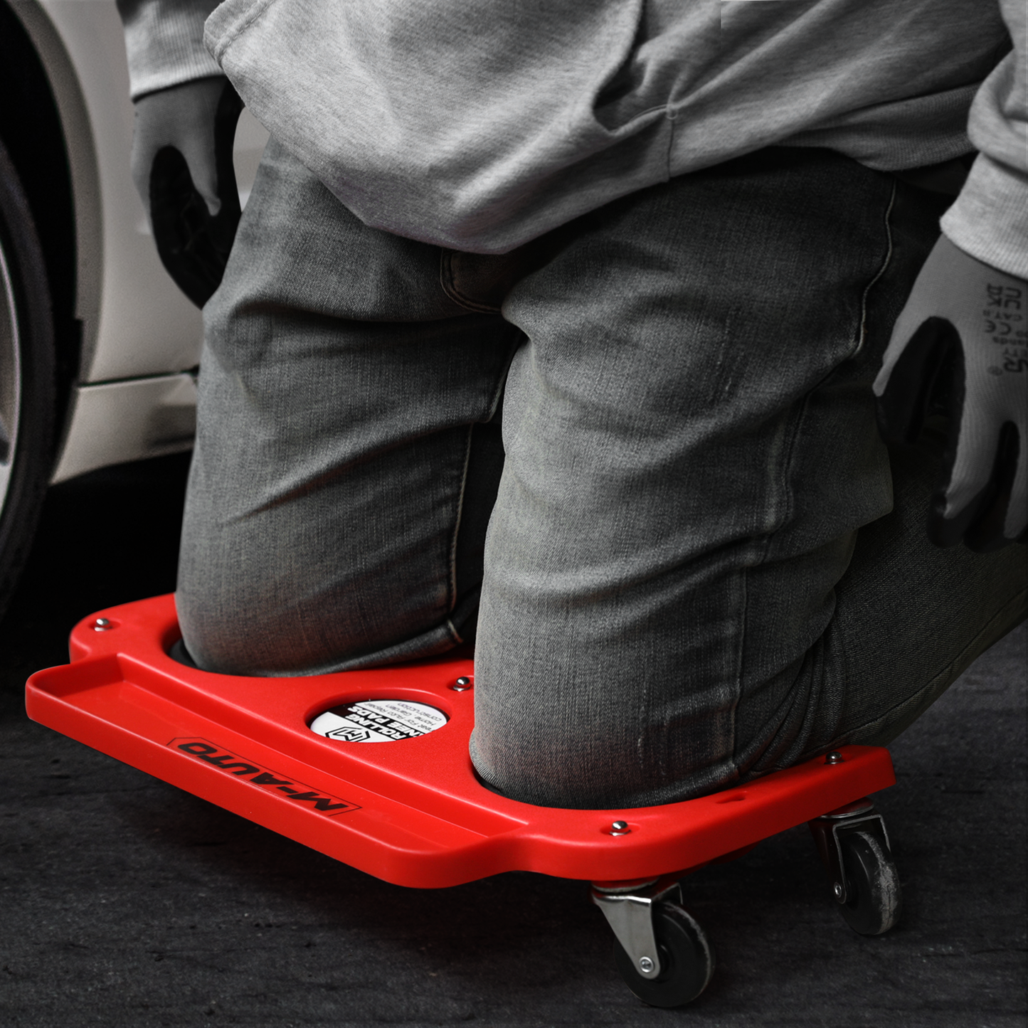 Rolling Knee Pads Repair Creeper