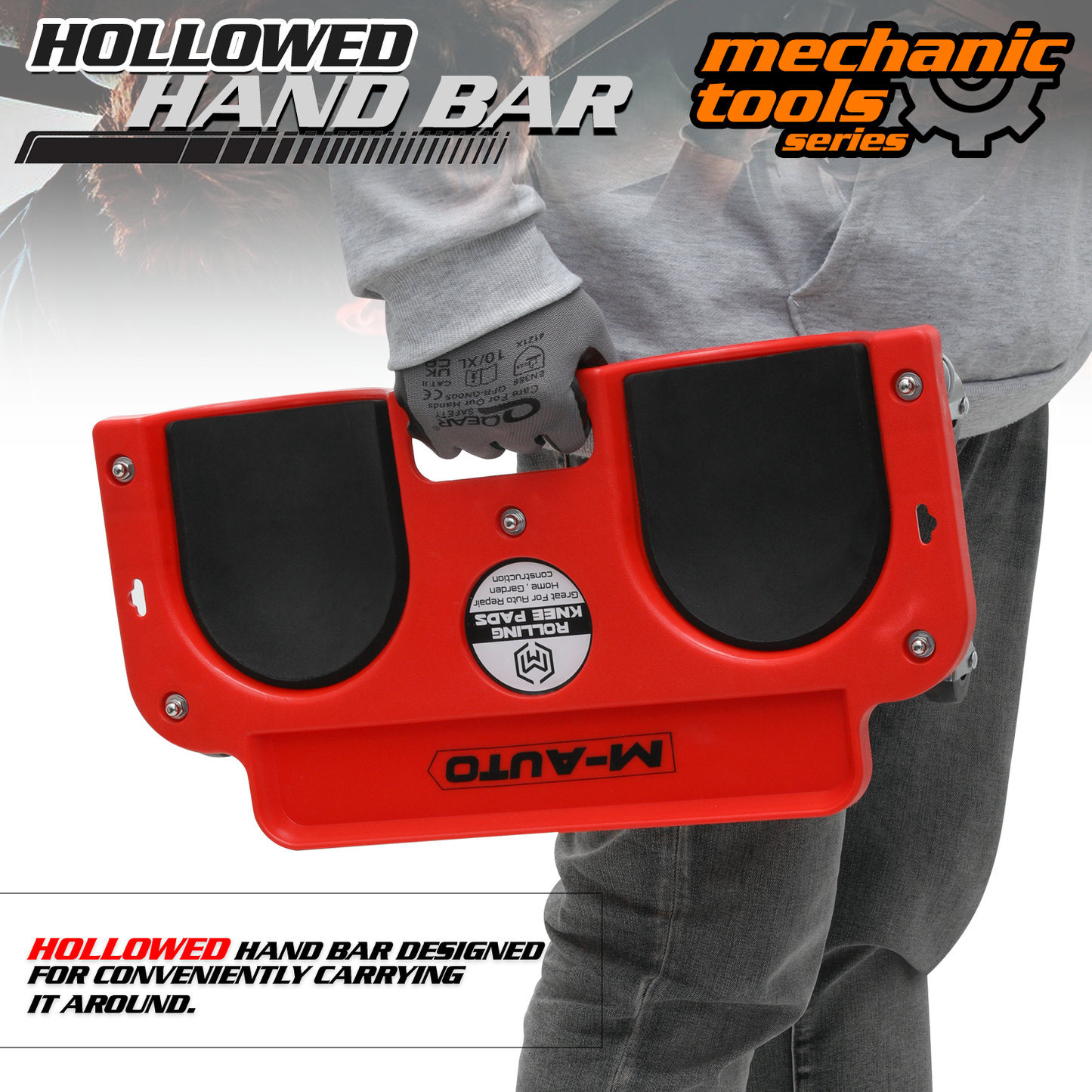 Rolling Knee Pads Repair Creeper