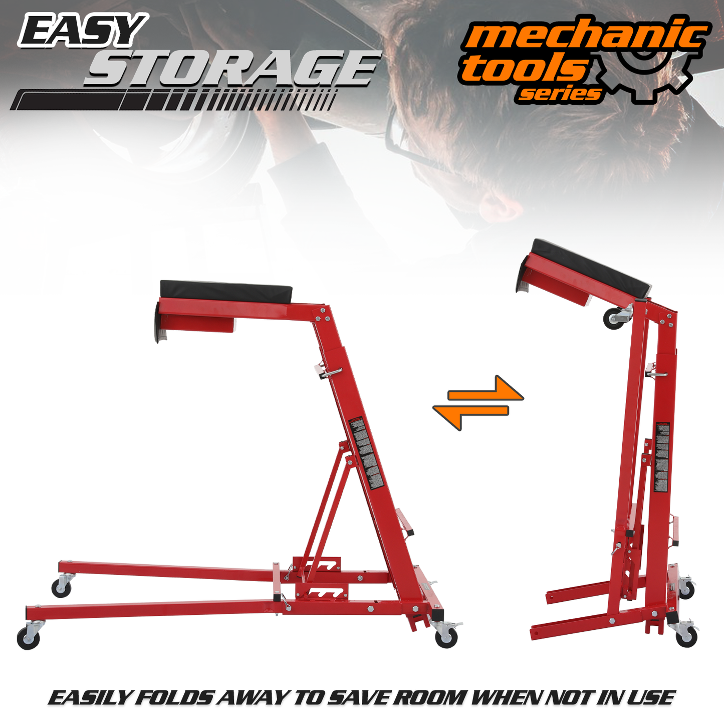 50.5''-67.5'' Height Adjustable Top Side Creeper