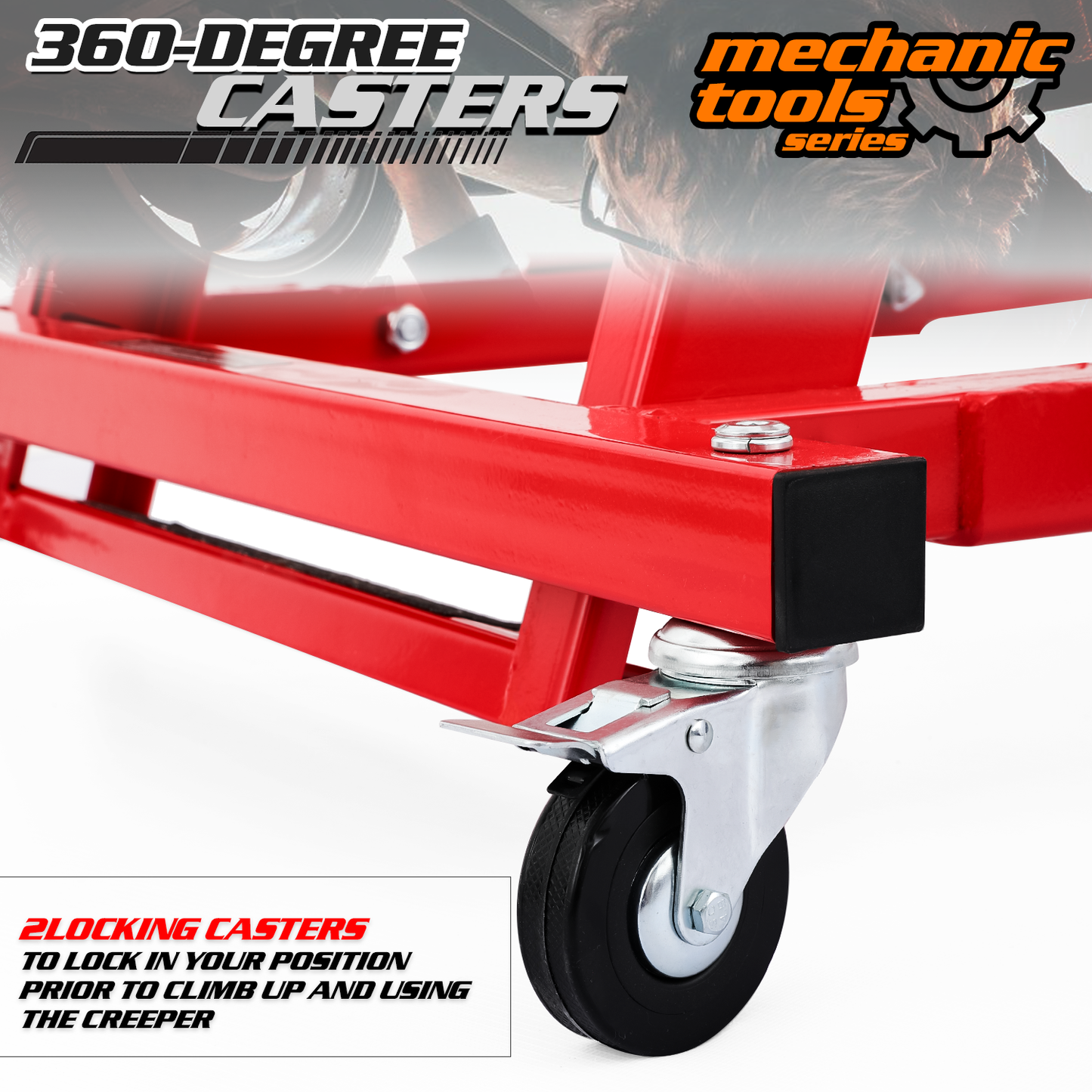 50.5''-67.5'' Height Adjustable Top Side Creeper