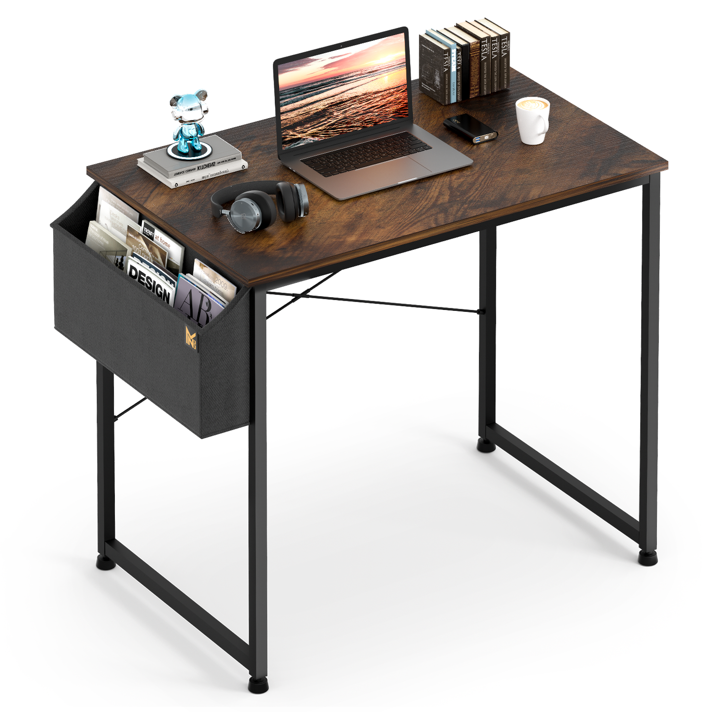 Tiger Stripes Wood Computer Desk (Various sizes) - with Storage Bag
