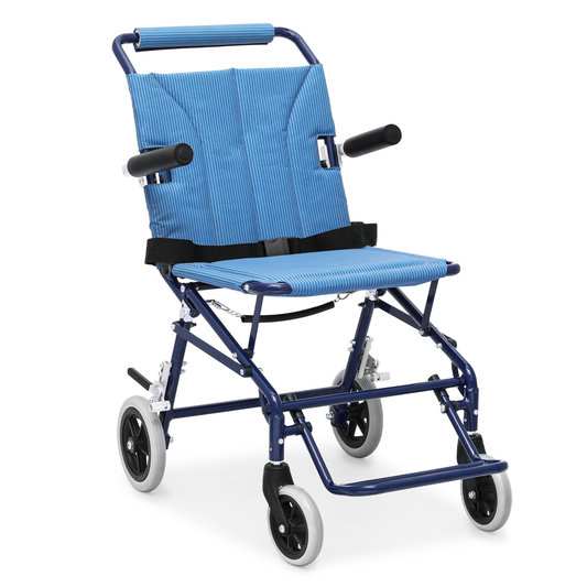Transport Wheelchair - Blue - Can Be Carry-on Plane