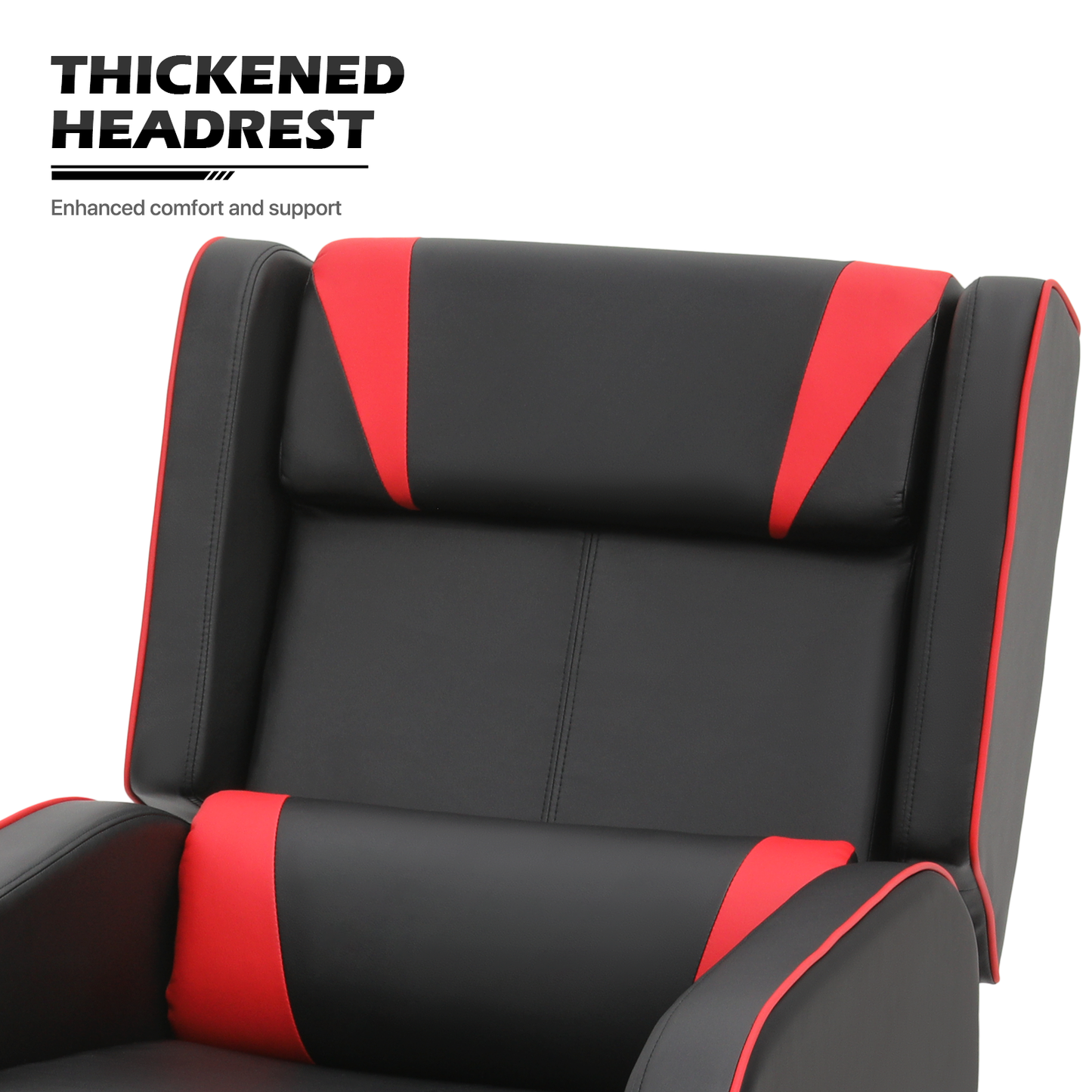 Single Sofa - Reclinable Gaming Chair - PU Leather Seat