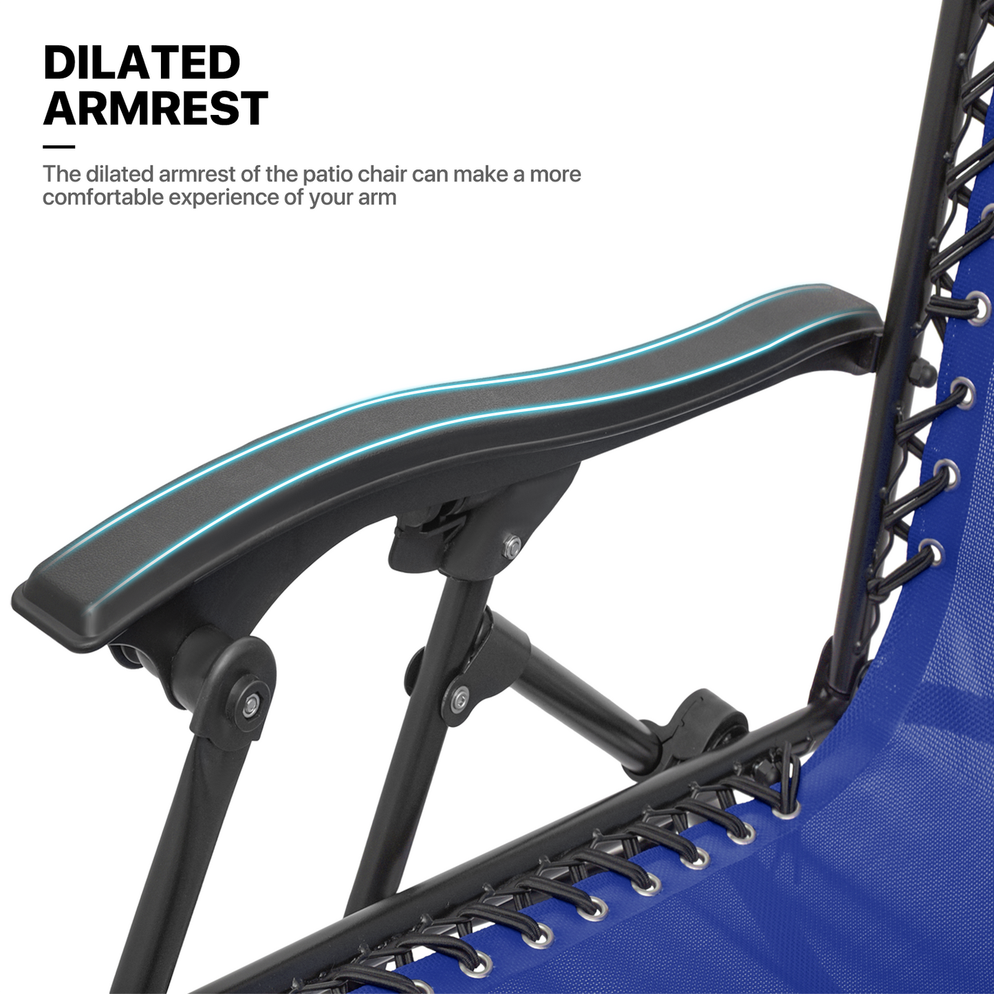 Lounge Chair - 25" Seat Width - Adjustable Back Rest 95°-140° - w/ Tray & Headrest