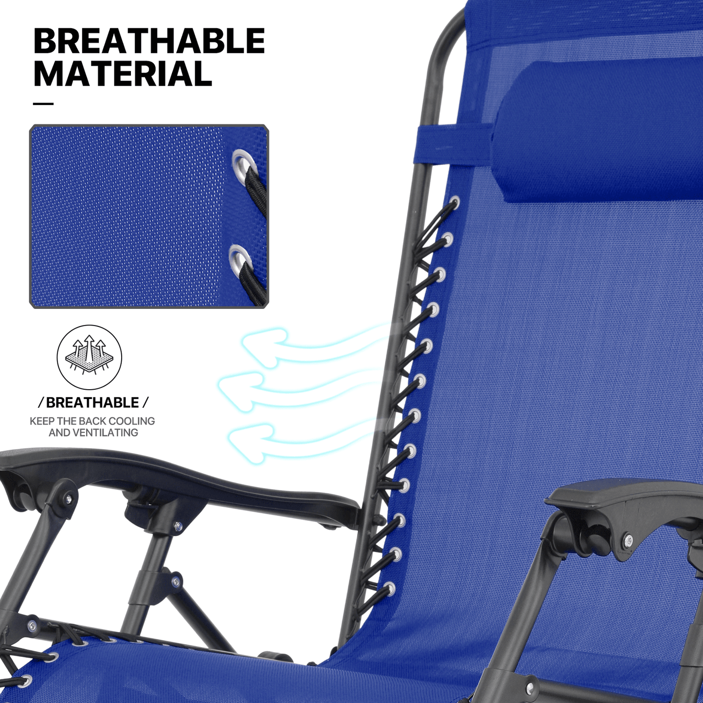 Lounge Chair - 25" Seat Width - Adjustable Back Rest 95°-140° - w/ Tray & Headrest