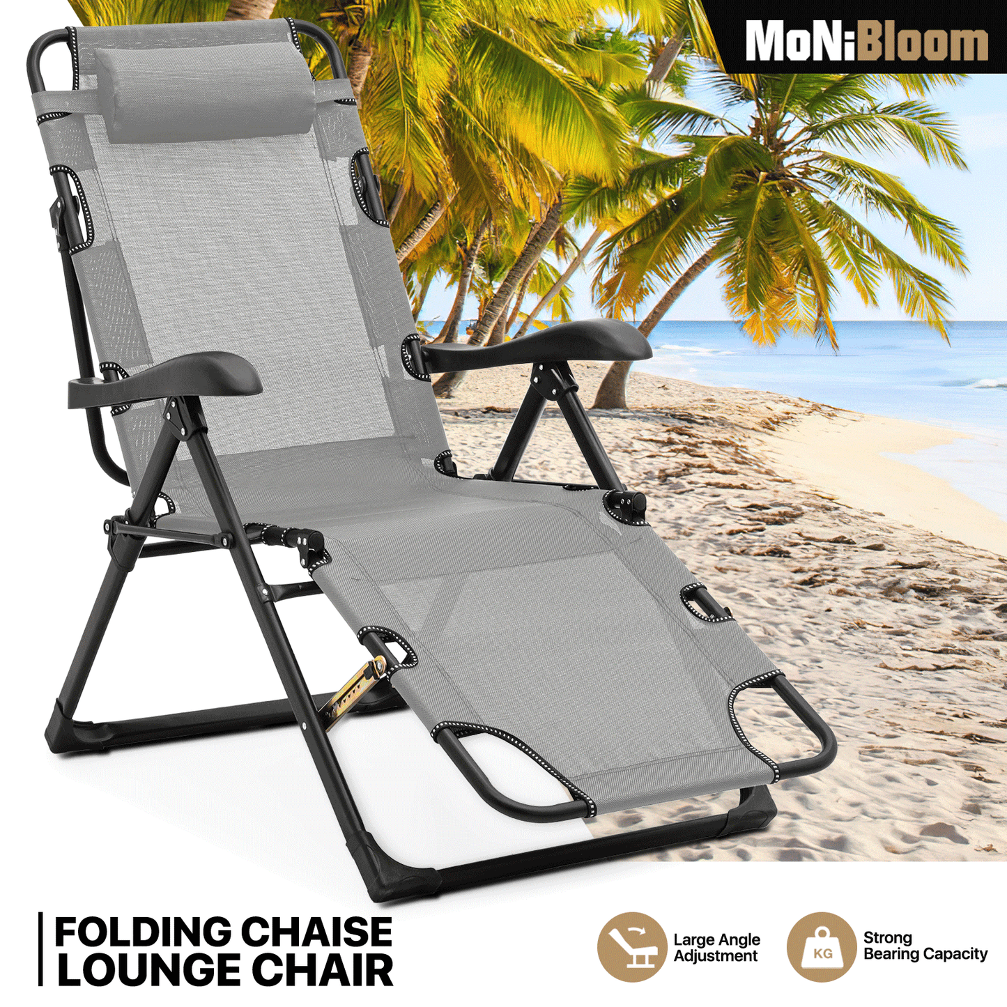 Folding 3 in 1 Lounge Chair