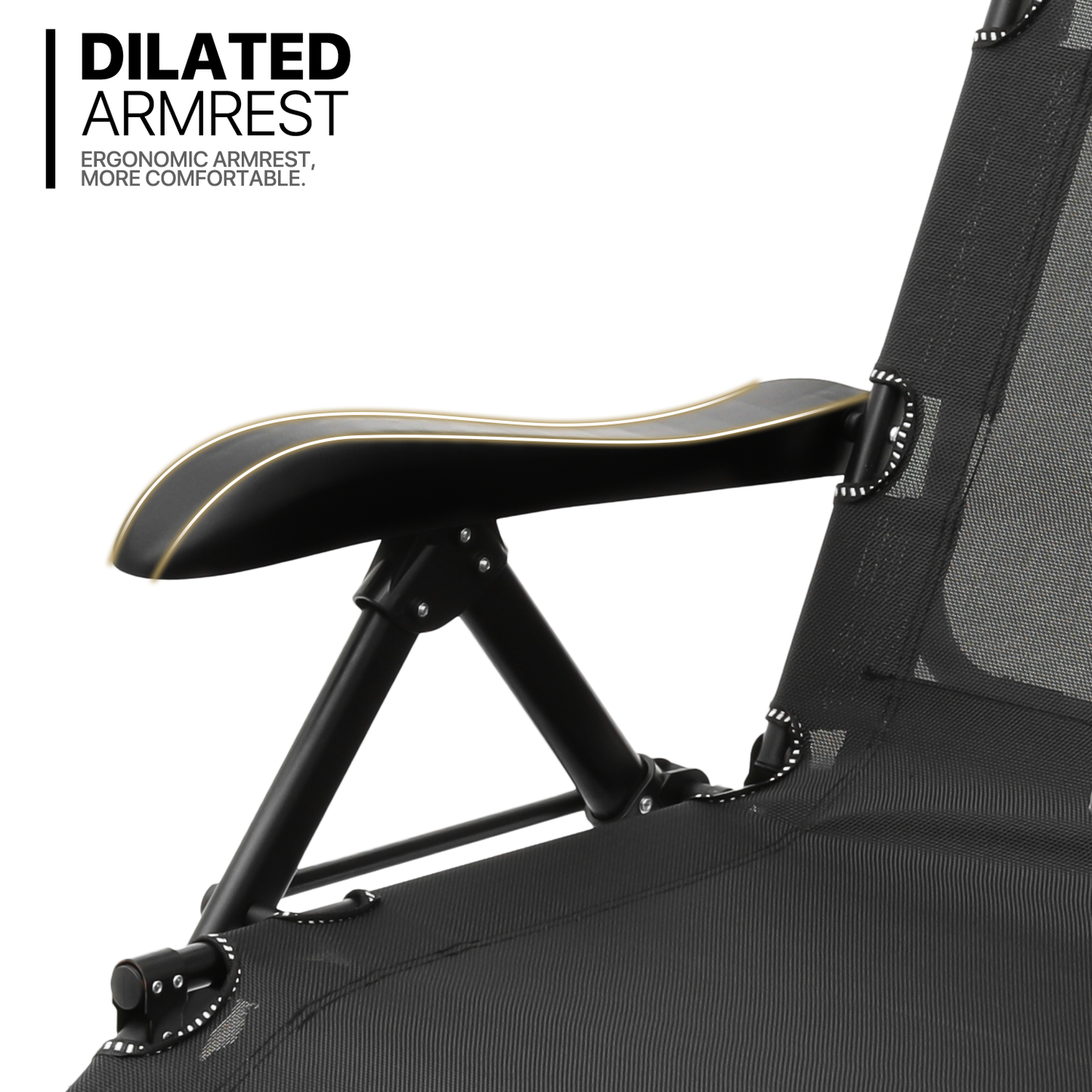 2 Pack Folding 3 in 1 Lounge Chair