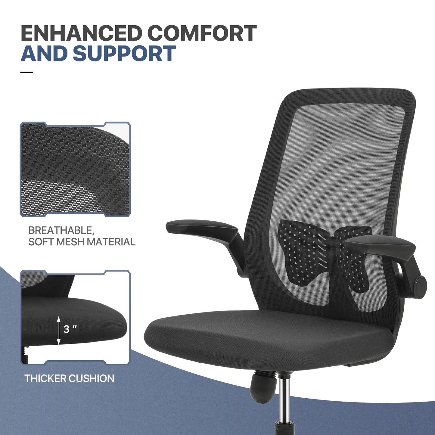 Set of 2 Mesh Office Chair