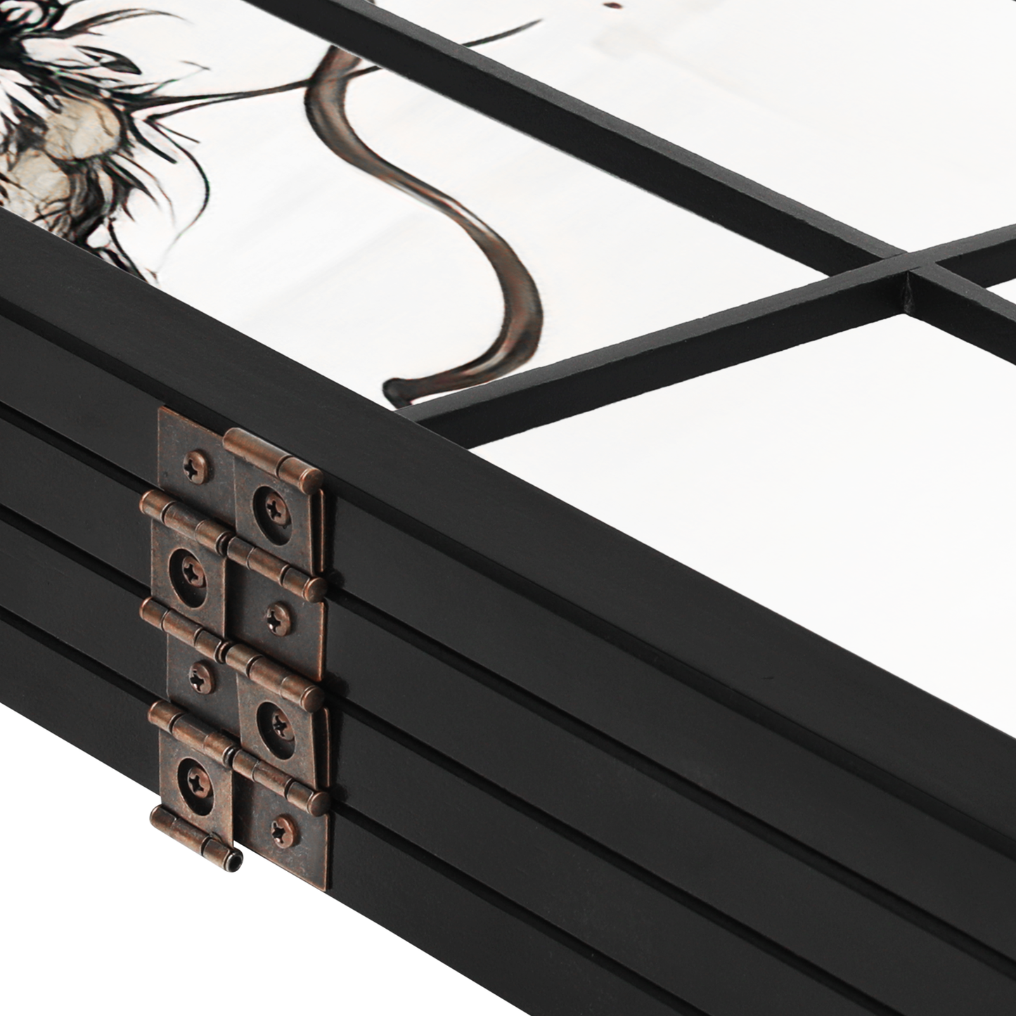 Foldable Room Divider - Dragon Pattern - 4 Panel