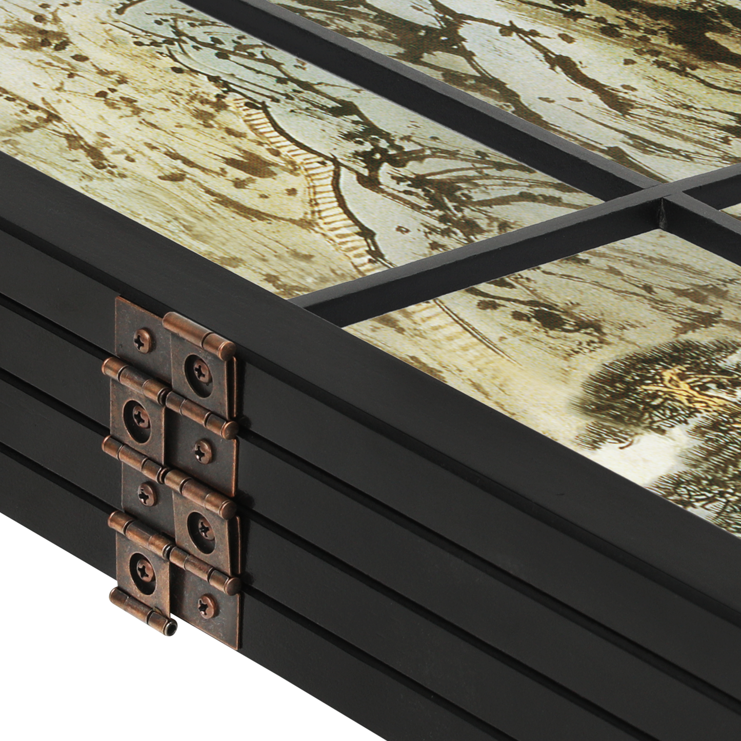 Foldable Room Divider - Tiger Pattern - 4 Panel