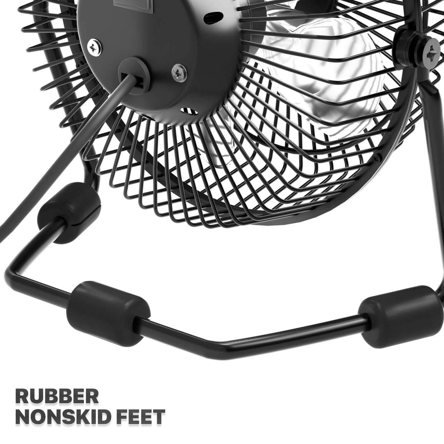 4" USB Portable Tabletop Fan - Adjustable Tilt