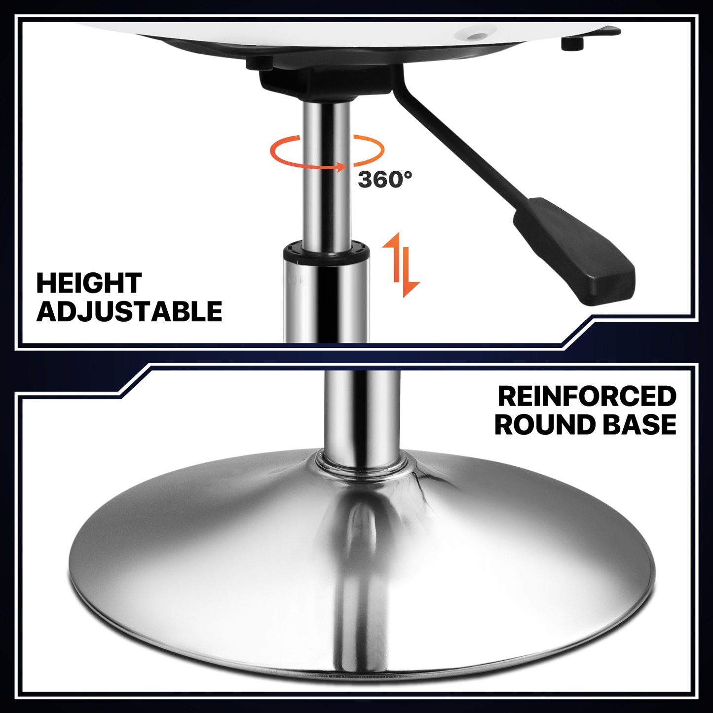 LED - Table - Semicircle - Adjustable Height - 16 Colors Remote Control