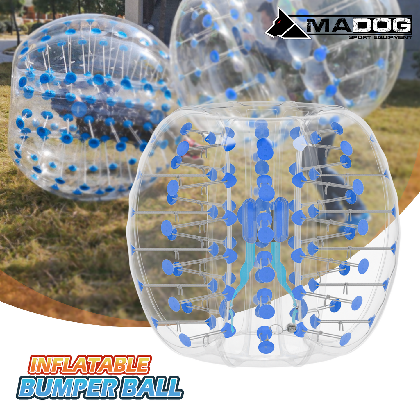 Adult 59" Inflatable Bumper Ball - PVC Materia