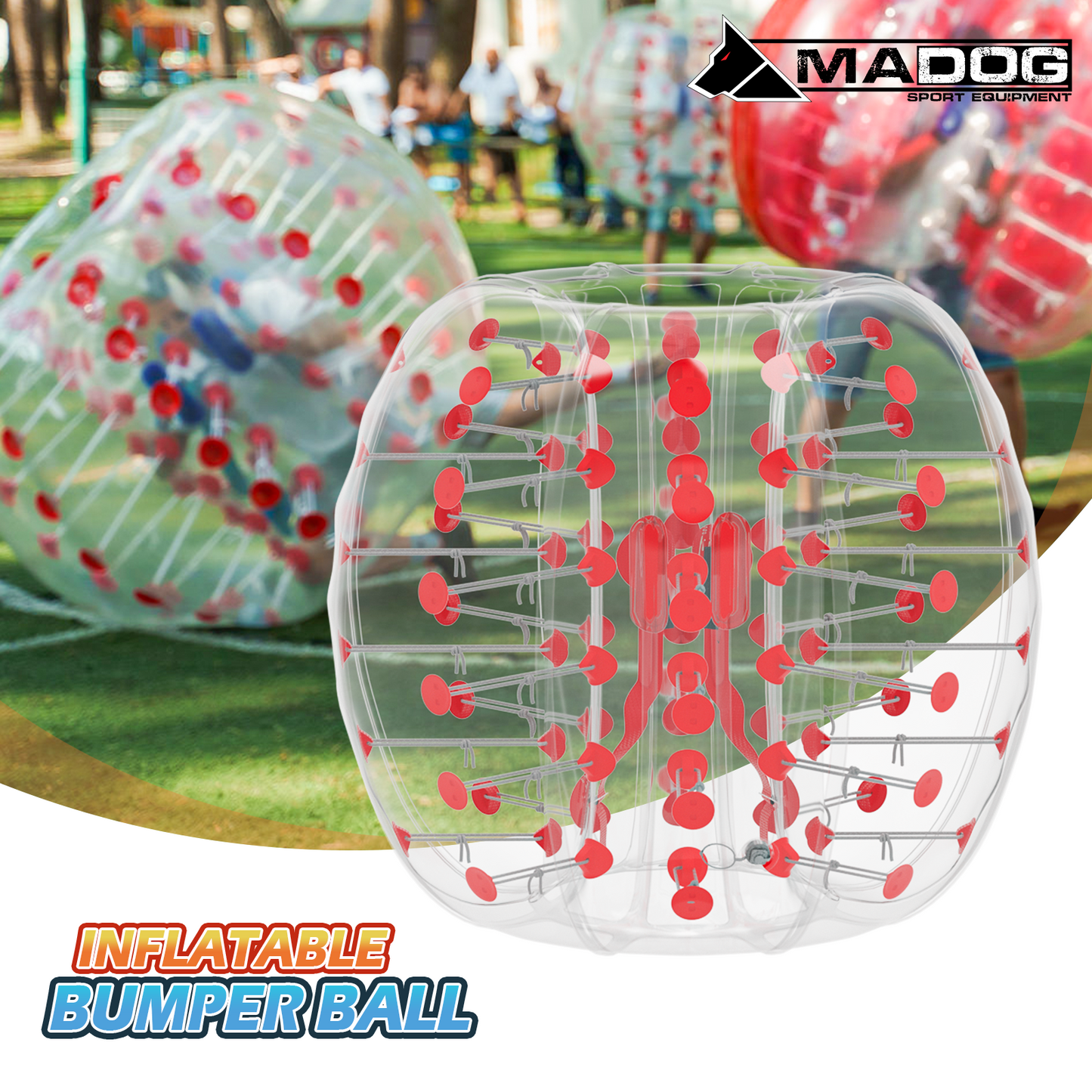 Adult 59" Inflatable Bumper Ball - PVC Materia