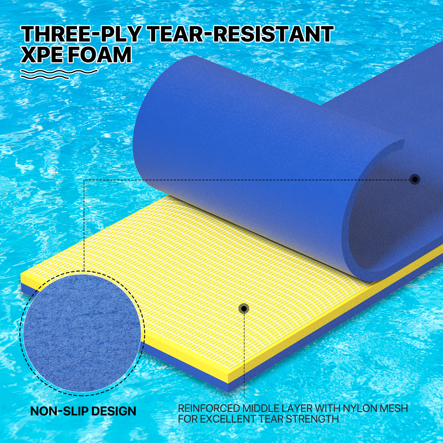 18 * 6 ft Water Floating Mat