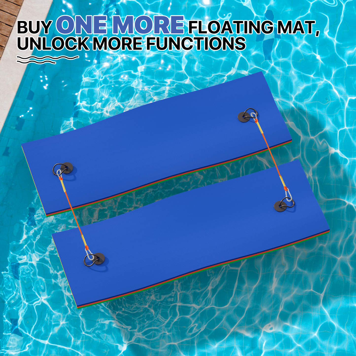 6 * 2 ft Water Floating Mat