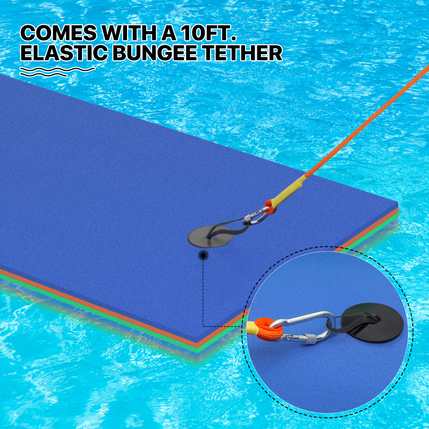 6 * 2 ft Water Floating Mat
