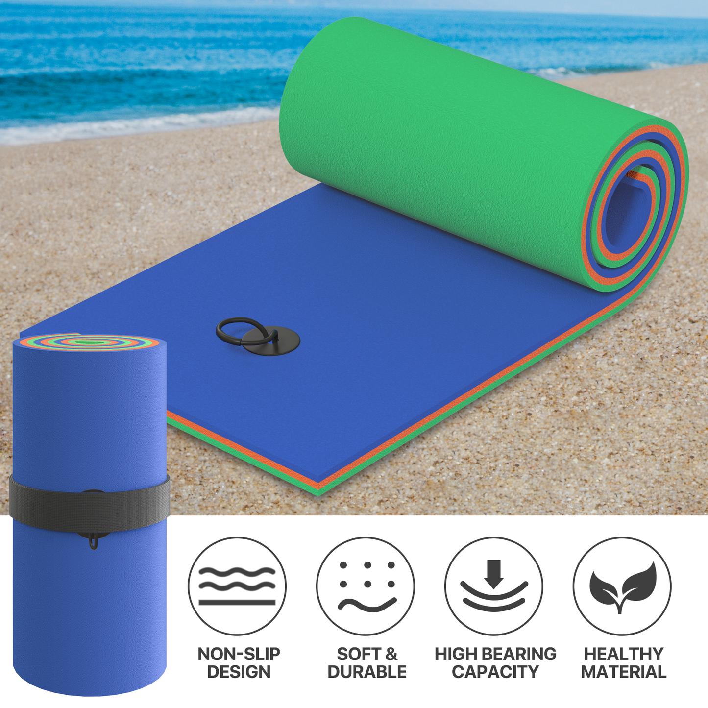 6 * 2 ft Water Floating Mat