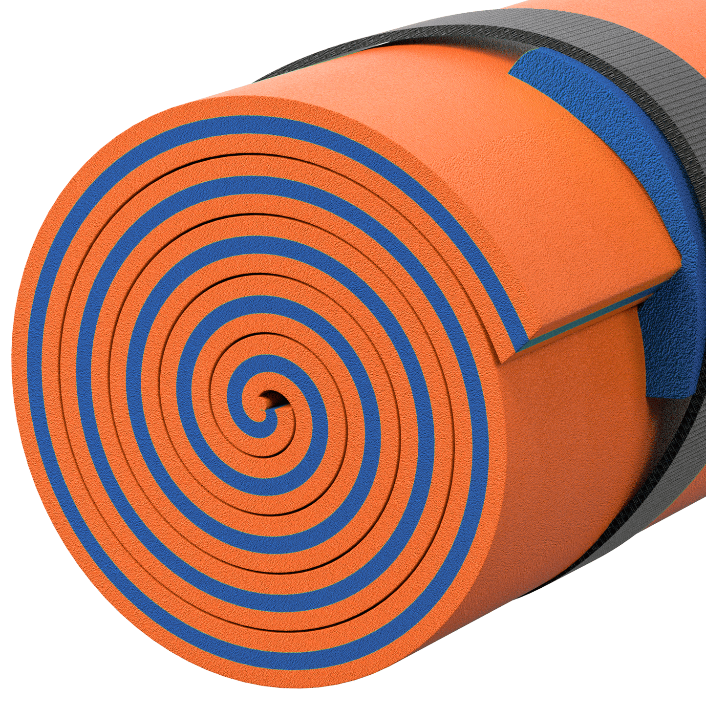 Floating Mat - (L)8.0' (W)6.0' - XPE Foam 3-Layer - w/ 10' Elastic Tether - 770lbs Capacity
