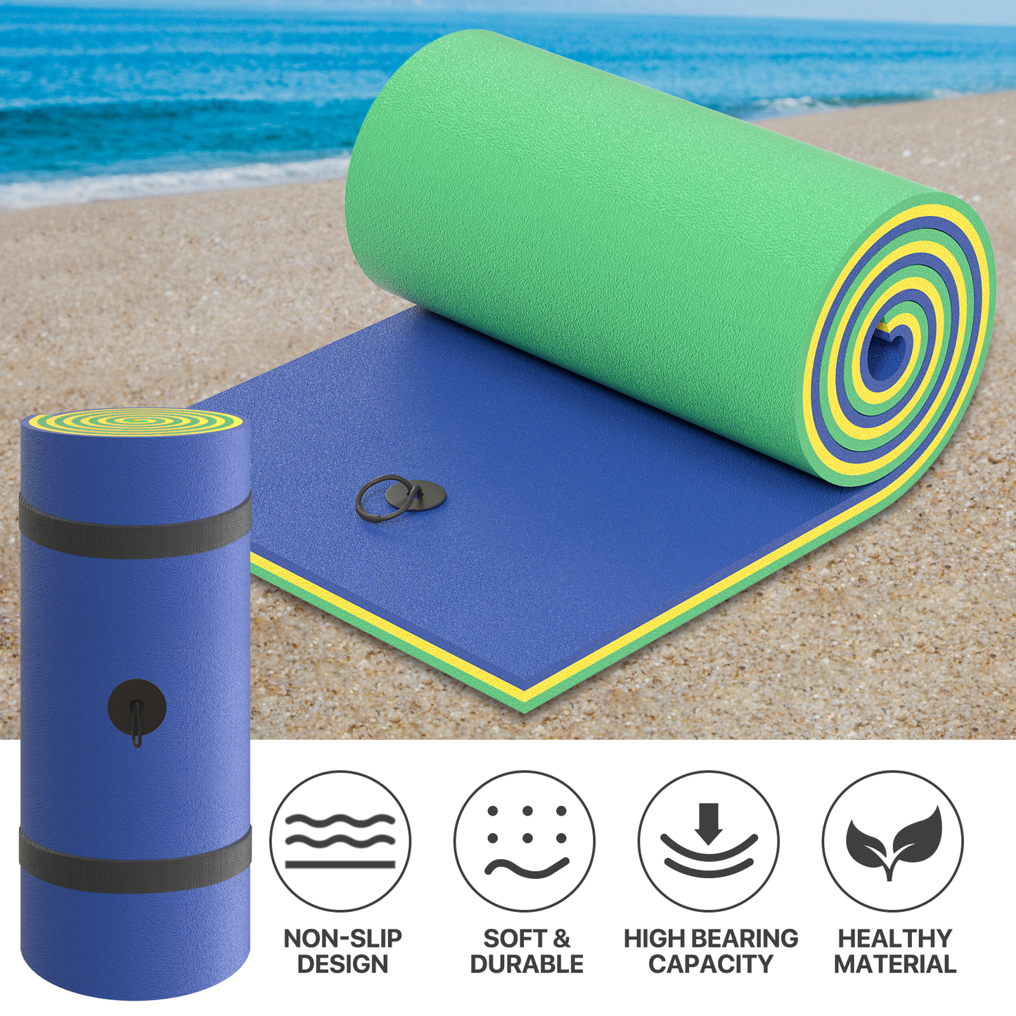 9 * 3 ft Water Floating Mat