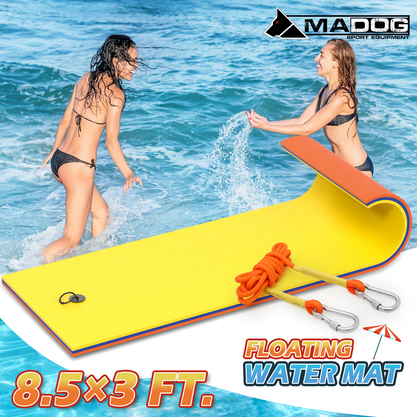 9 * 3 ft Water Floating Mat