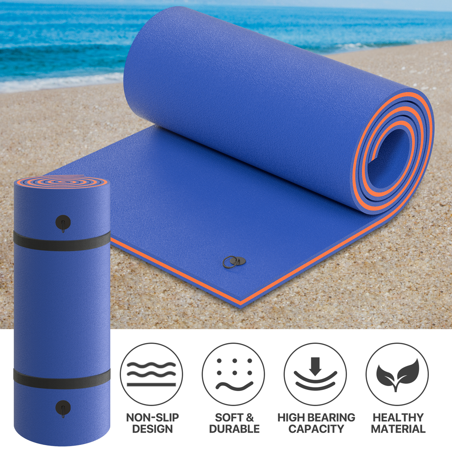 9 * 6 ft Water Floating Mat