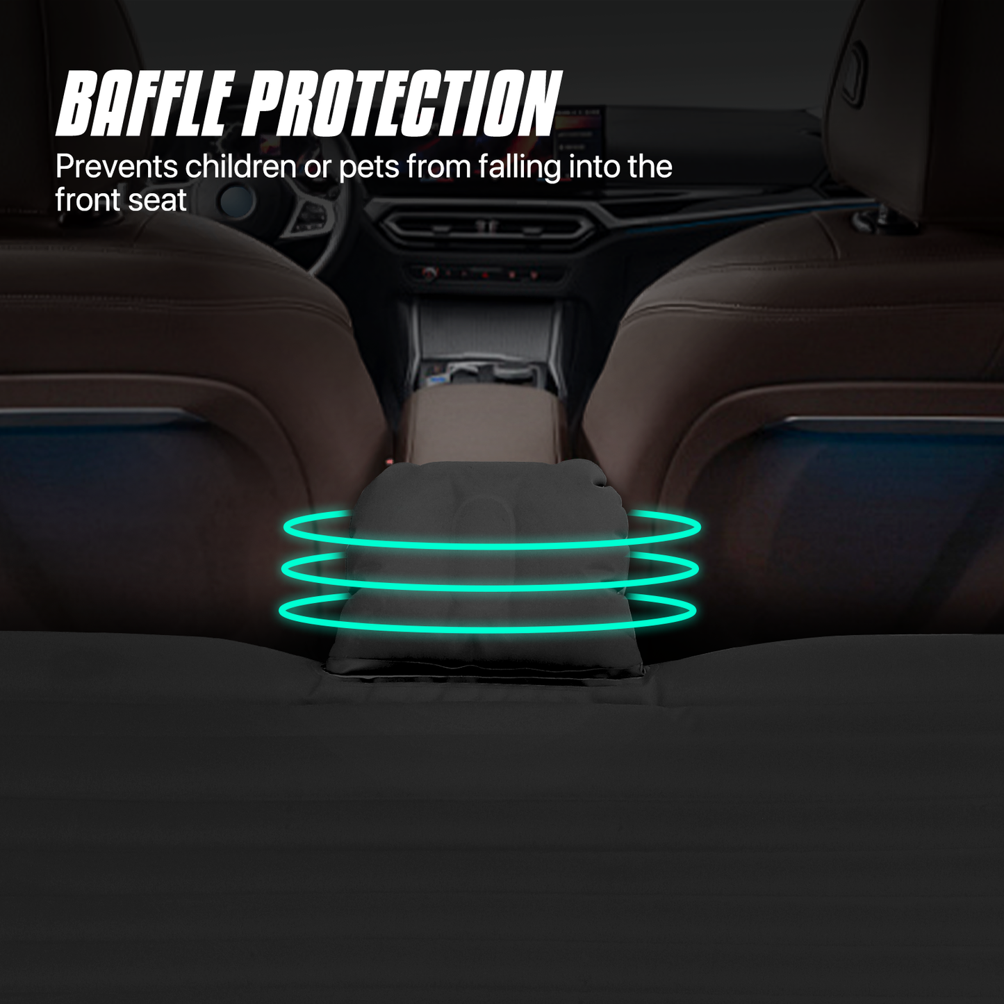 PVC Inflatable Car Mattress -52''*30''*12''