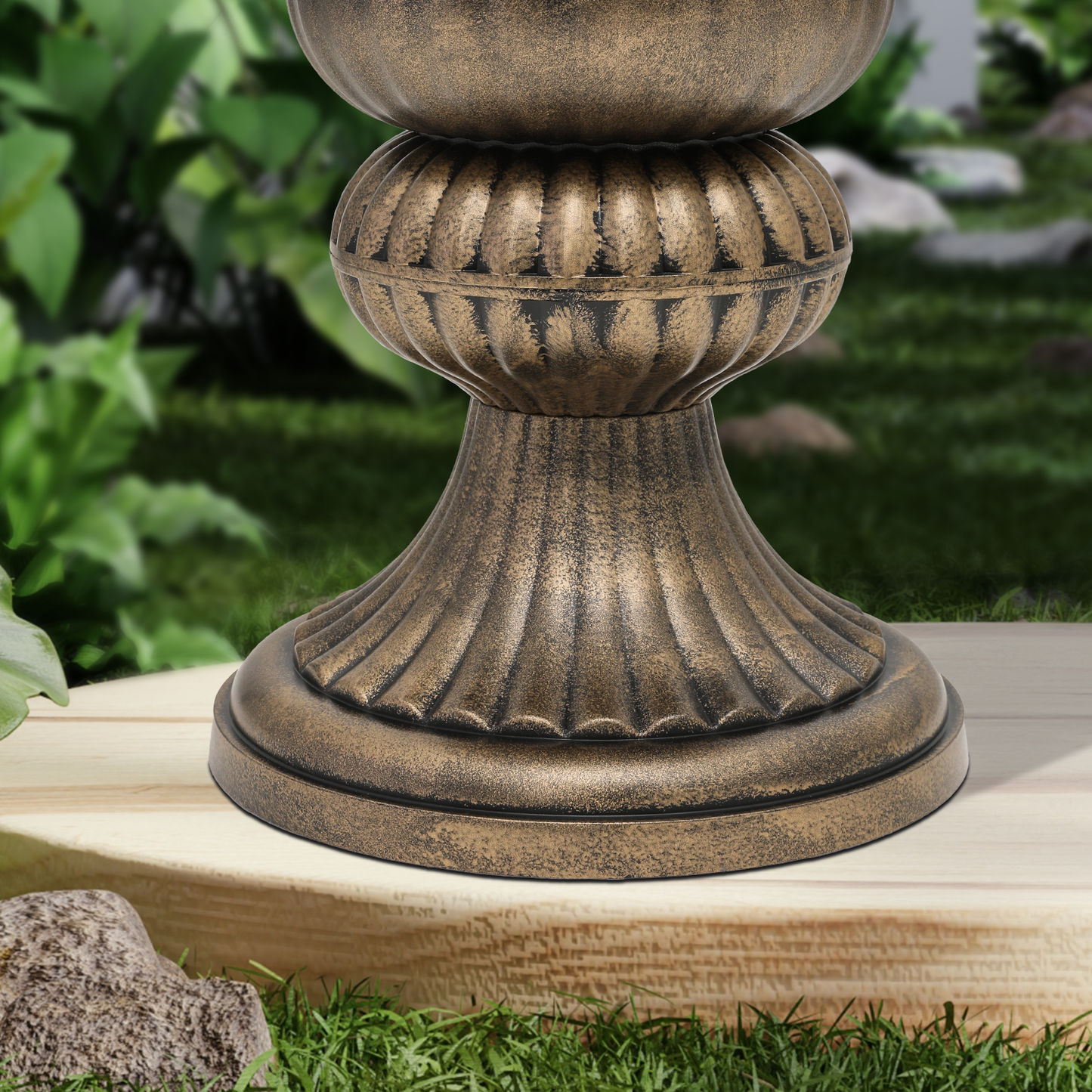 Urn Planter - (L)10.5in. (W)14.5in. (H)20in.- 2PCS