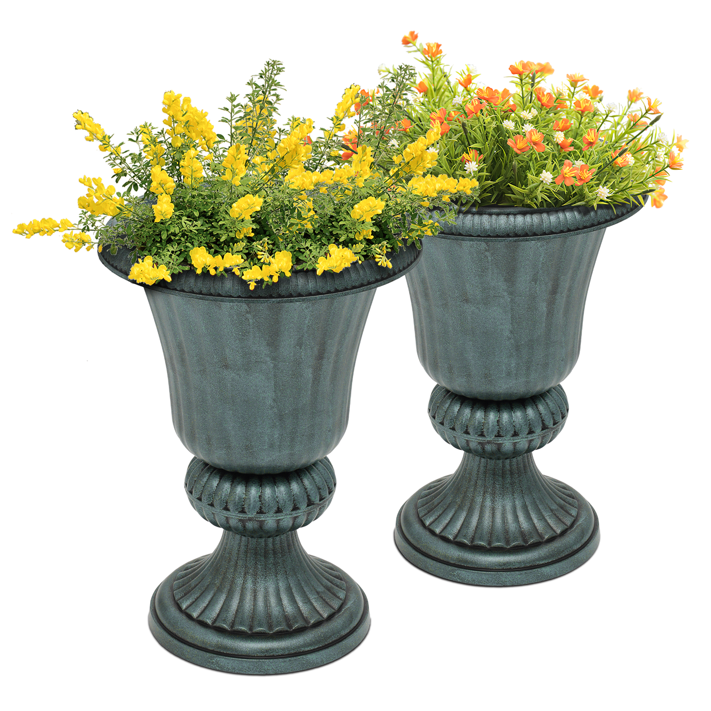 Urn Planter - (L)10.5in. (W)14.5in. (H)20in.- 2PCS