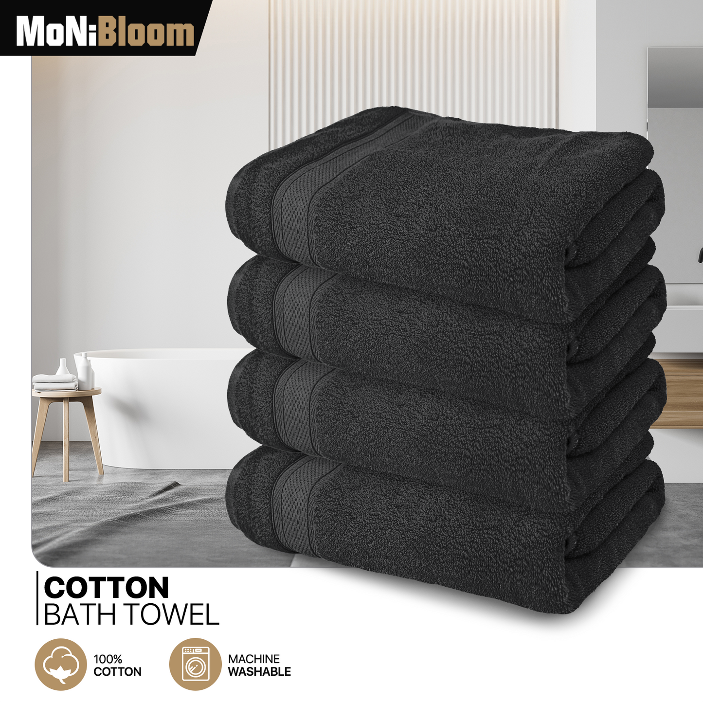 Towel - 4*Bath Towel - 27*54 inch