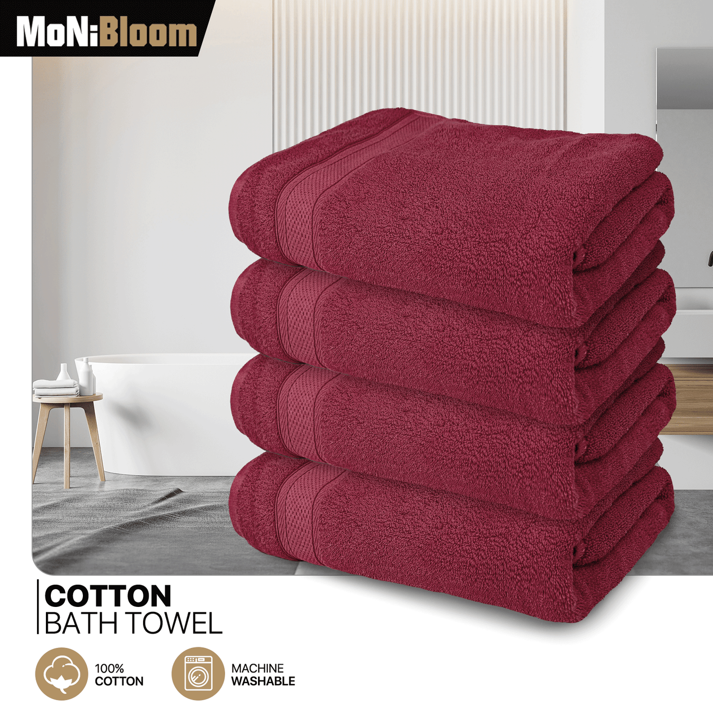 Towel - 4*Bath Towel - 27*54 inch