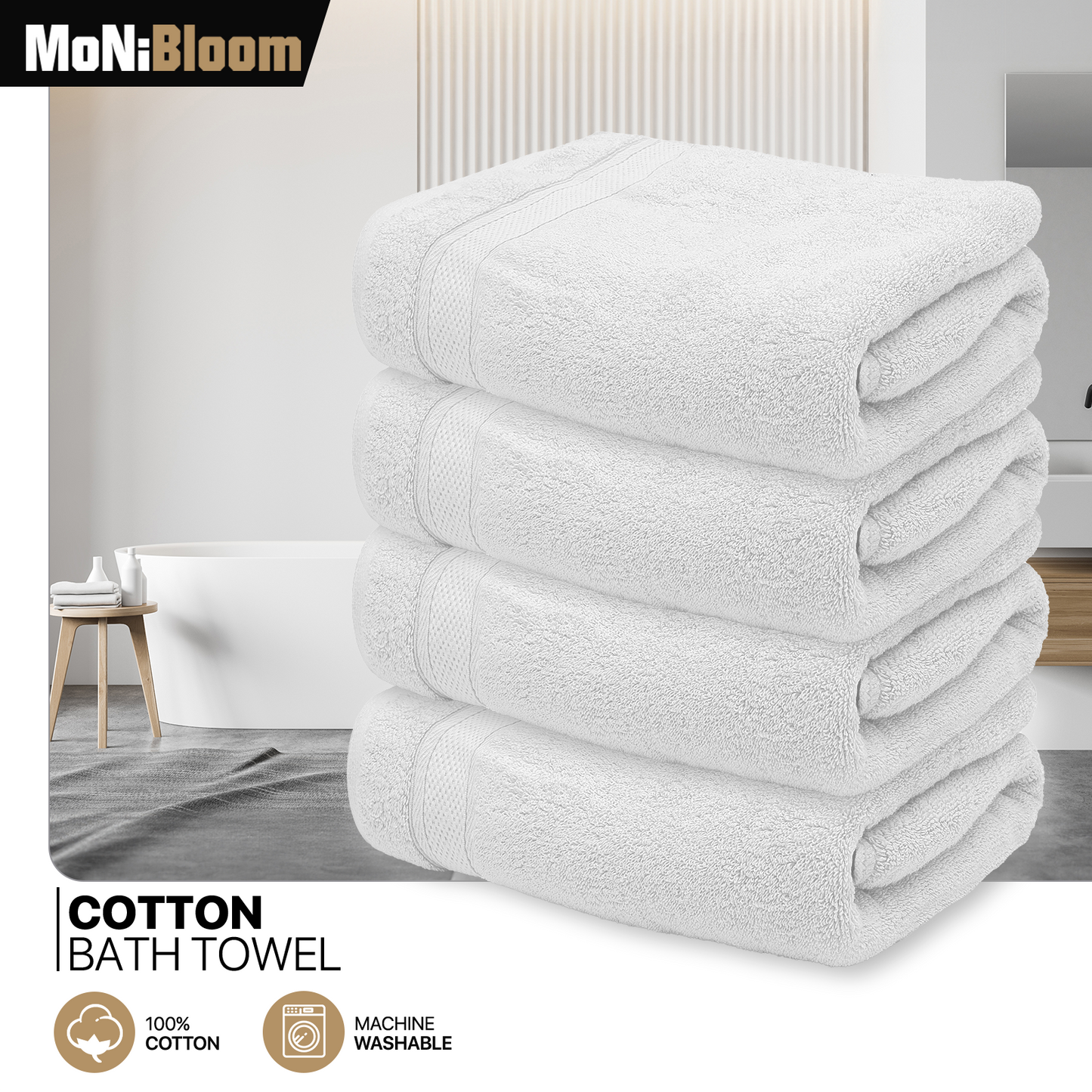 Towel - 4*Bath Towel - 27*54 inch