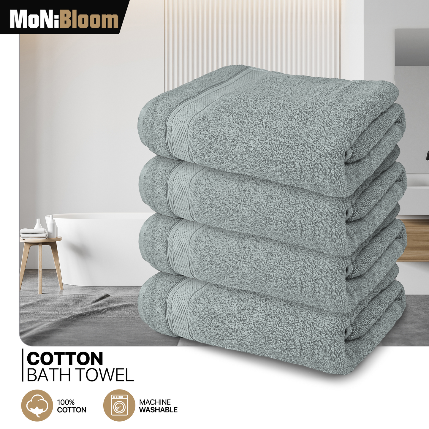 Towel - 4*Bath Towel - 27*54 inch