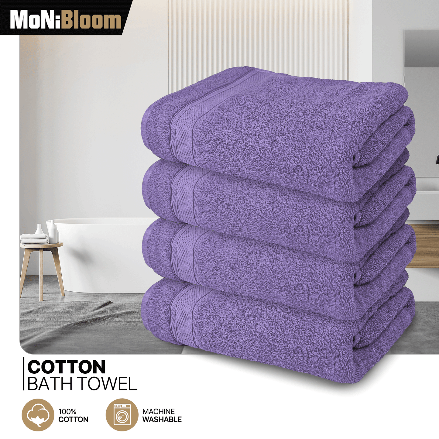 Towel - 4*Bath Towel - 27*54 inch